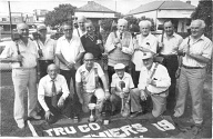 Footscray Mens Trugo Club. Framed photograph from the Footscray Trugo club room wall 2008.