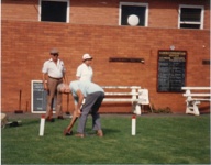 Bill Gwynn, Les Reed, South Melbourne Trugo Ground